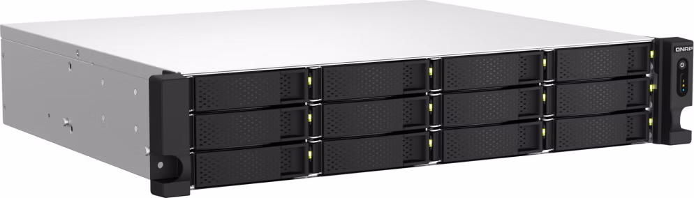QNAP TS-1264U-RP-8G   12x SATA, 8GB RAM, 2x 2,5GbE, 1x PCIe, 1x HDMI, 4x USB, 2x zdroj