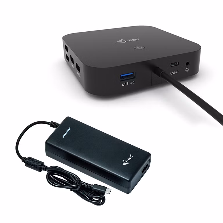 i-tec dokovací stanice/ 2x USB-C/ HDMI/ DP/ 3x USB 3.0/ 2x USB 2.0/ LAN/ PD 100W + univerzální nabíječka 112W