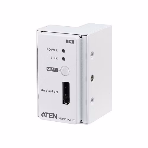 ATEN Vysílač VE1901AEUT-AT-G DisplayPort HDBaseT-Lite s EU Wall Plate / PoH