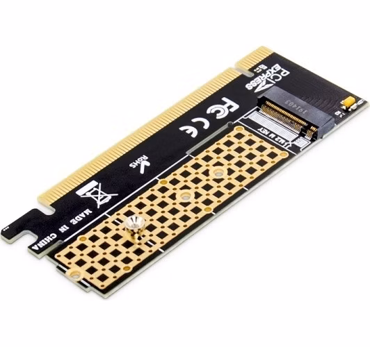 Digitus M.2 NVMe SSD PCIexpress Add-On karta x16 podporuje M Key, velikost 80,60,42 a 30 mm