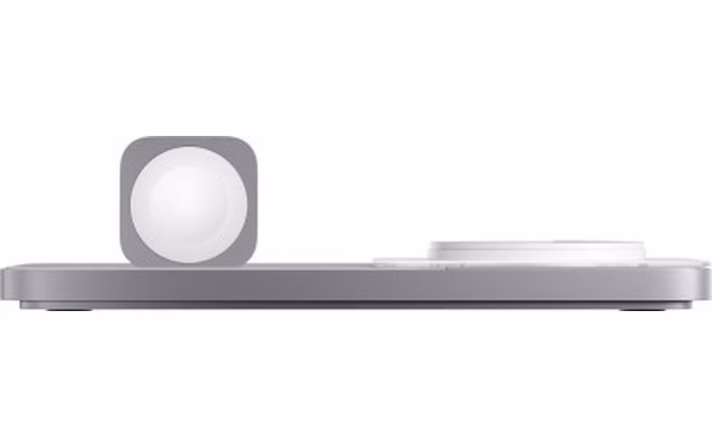 Nomad Base One Max 3-in-1 Magsafe Charger - Silver