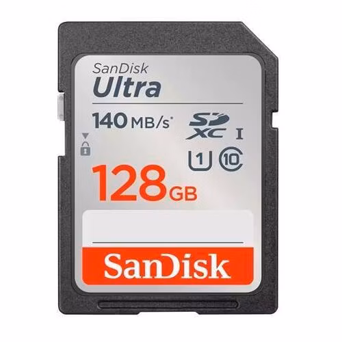 SanDisk Ultra GO SDXC UHS-I Card 128GB SD 190MB/s Read Full HD video
