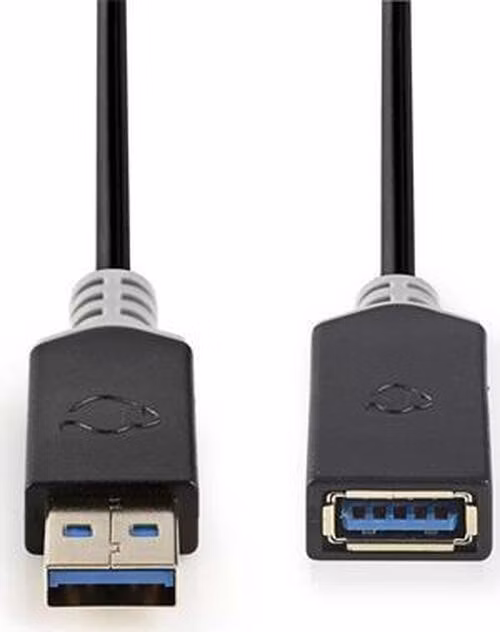 Nedis CCBW61010AT20 - USB 3.0 Kabel | A Zástrčka - A Zásuvka | 2 m | Antracit