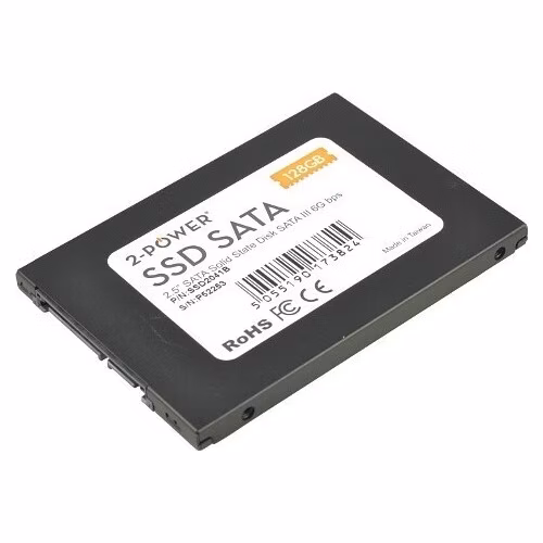 2-Power SSD 128GB 2.5" SATA III 6Gbps (Read 500MB/s, Write500MB/s) 3 YEARS WARANTY
