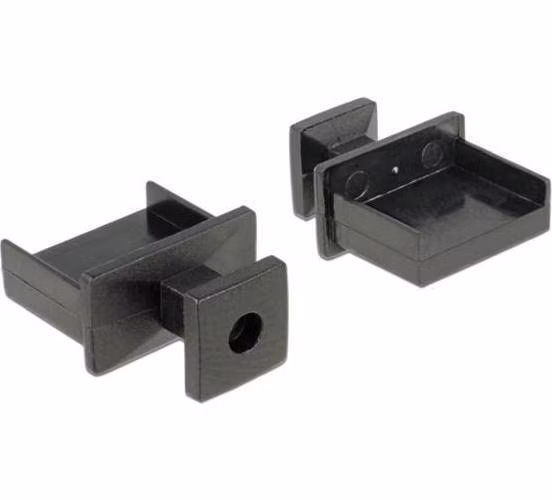 Delock Prachová záslepka pro USB Type-A samice s uchopením 10 kusů černá