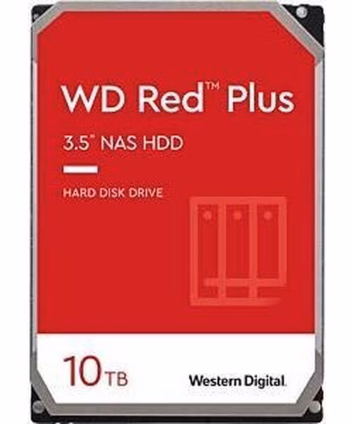 WD RED PLUS NAS WD100EFGX 10TB SATAIII/600 512WD100EFGXMB cache, 215MB/s CMR