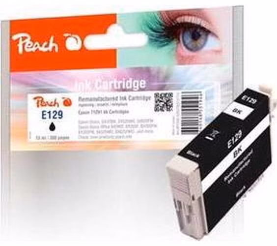 PEACH kompatibilní cartridge Epson T1291, Black, 13 ml