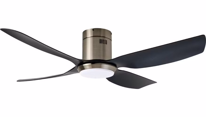 IMMAX NEO LITE PURE SMART LED stropní svítidlo s ventilátorem 24W, Wi-Fi, TUYA, černo-stříbrné