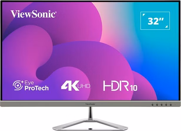 Viewsonic VX3276-4K-MHD-2 32" VA 4K/3840x2160@60Hz/4ms/350cd/2xHDMI/DP/Repro/VESA