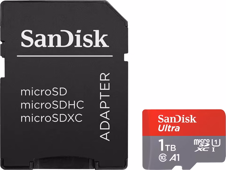 SanDisk Ultra microSDXC 1TB / A1 Class 10 UHS-I / up to 150MB/s / + SD adaptér