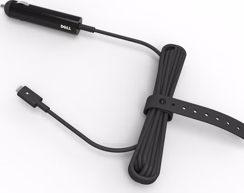 DELL napájecí adaptér 65W do auta / letadla USB-C
