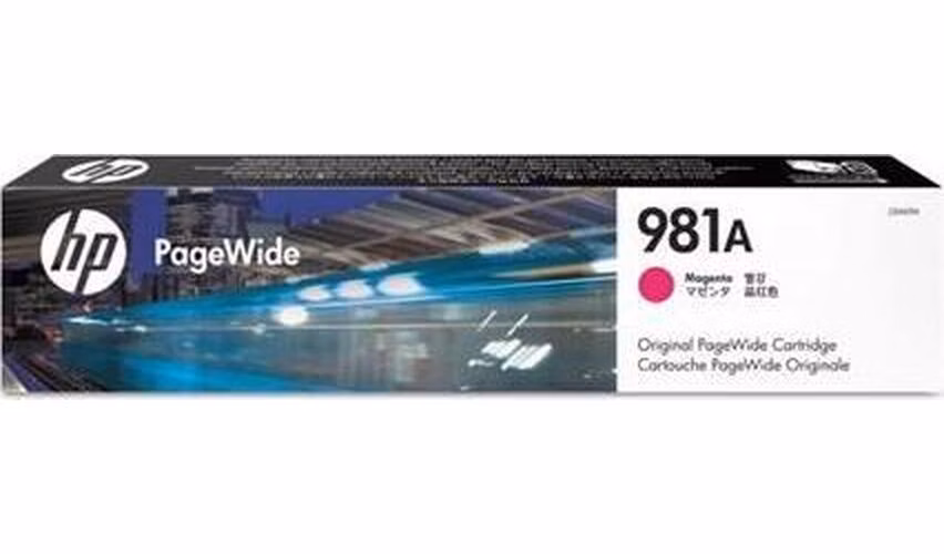 HP PageWide Cartridge 981A/Magenta/6000 stran