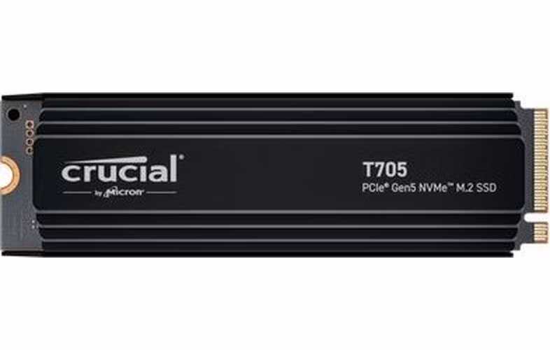 Crucial SSD T705 2TB M.2 NVMe Gen5 Heatsink 14500/12700 MBps