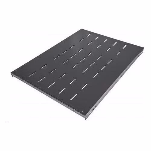 Intellinet Rack Shelf 19", pevná polica, 1U, 600 mm, max. 100 kg, čierna