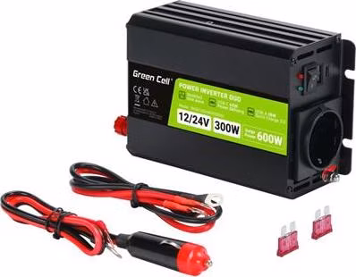 Green Cell Inverter Voltage converter 12V / 24V to 230V 300W/600W DUO