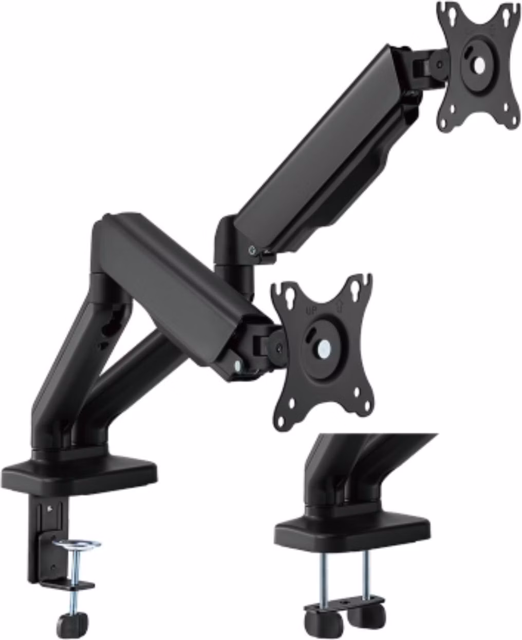 Držák monitoru Brateck LDT46-C024E dvě ramena vedle sebe mechanická pružina
