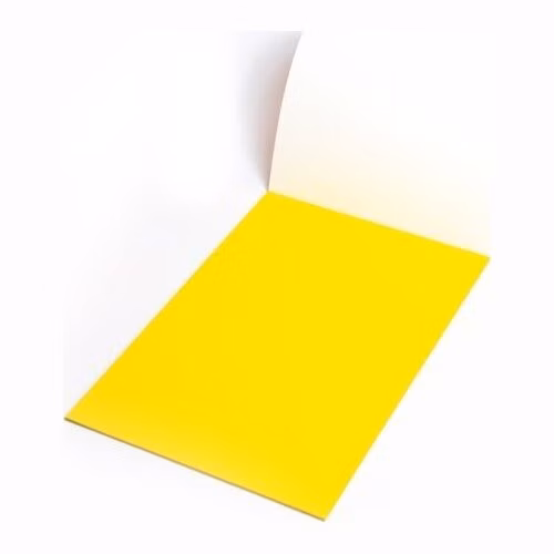 SYMBIO elektrostatické popisovatelné fólie Symbioflipcharts/ 500x700 mm/ žluté/ 25 pack