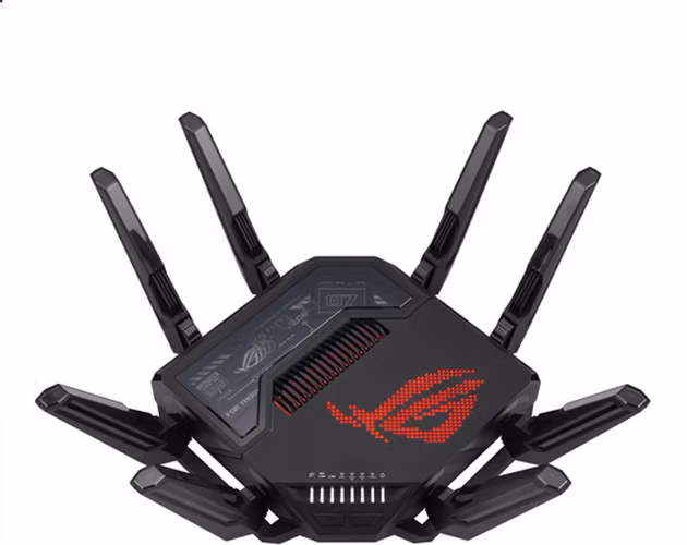 ASUS ROG Rapture GT-BE98 Quad-band WiFi 7 (802.11be) Gaming Router, support new 320MHz bandwidth &amp; 4096-QAM, 2x10G ports