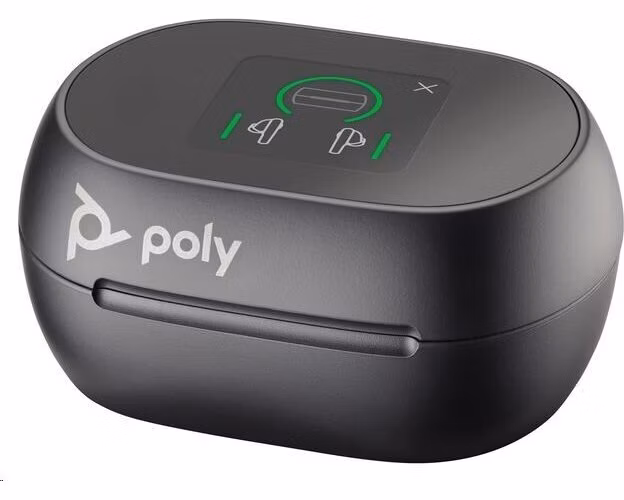 Poly Voyager Free 60+ bluetooth headset, BT700 USB-C adaptér, dotykové nabíjecí pouzdro, černá