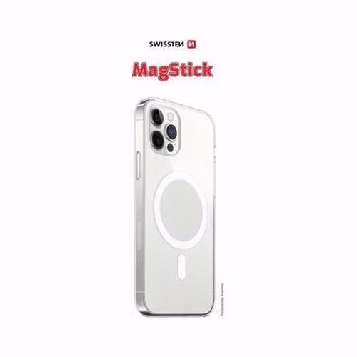 SWISSTEN POUZDRO CLEAR JELLY MagStick IPHONE 13 Pro TRANSPARENTNÍ