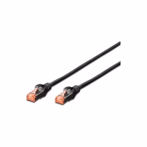 Digitus Patch Cable,S-FTP, CAT 6, AWG 27/7, LSOH, Měď, černý 2m