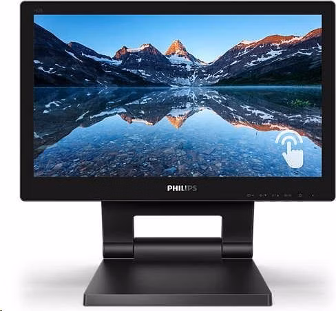 Philips MT IPS LED 15,6" 162B9T - touch, 1366x768, D-Sub, DVI, DP, HDMI, USB, repro, nast vyska, posk obal