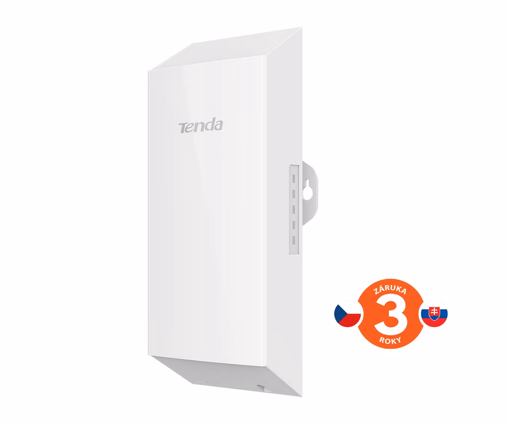 Tenda O1 Outdoor CPE 2,4 GHz WiFi-N 300Mb/s, 8 dBi, IP65, pasívna PoE výhybka + adaptér