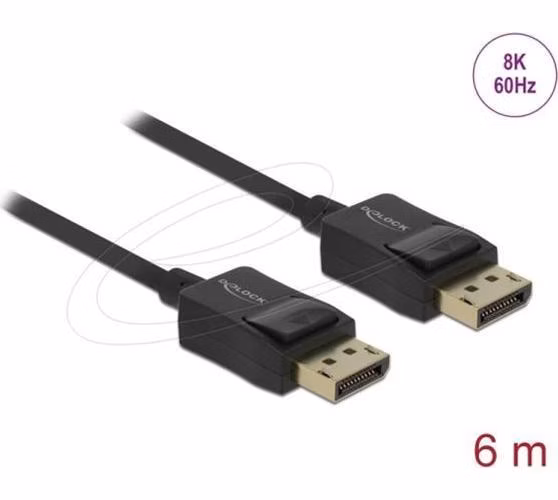 Delock Koaxiální kabel DisplayPort 8K 60 Hz 6 m