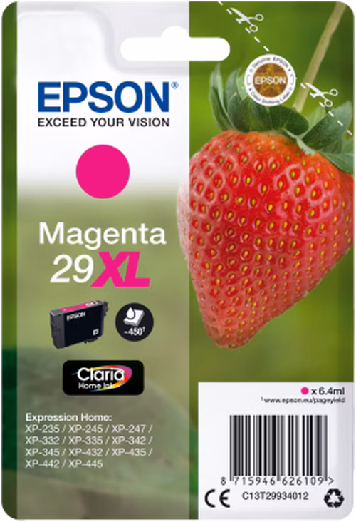 Epson inkoustová náplň/ T2993/ Singlepack 29XL Claria Home Ink/ Magenta