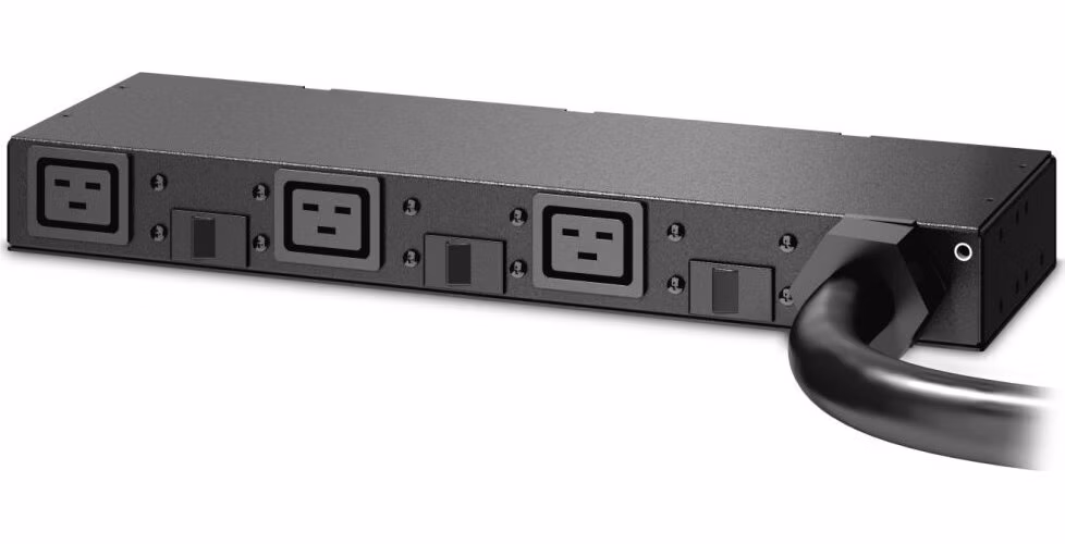 APC Stojanová jednotka AP6038A (RACK) PDU, základní, 0U/1U, 220-240V, 63A, (3) C19