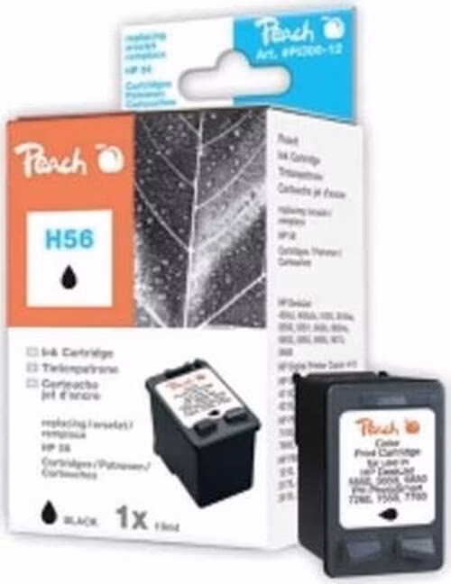 PEACH kompatibilní cartridge HP C6656A No.56, Black, 23 ml