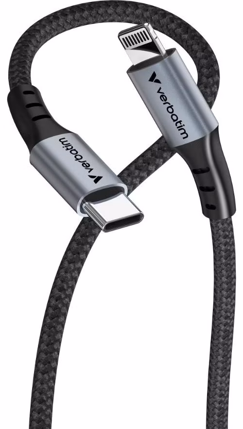 VERBATIM Kabel Sync &amp; Charge, USB-C na Lightning, 120cm