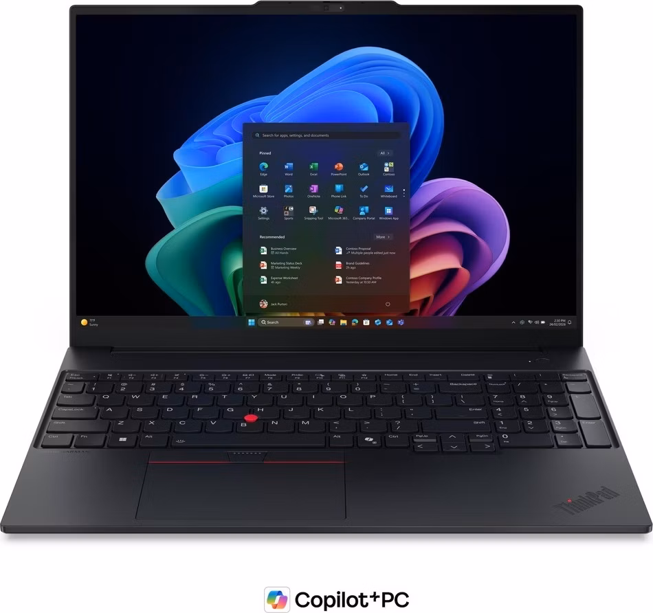 Lenovo ThinkPad E/E16 Gen 3 (Intel)/U5-226V/16"/2560x1600/16GB/512GB/Intel int/W11P/Black/3R On-Site