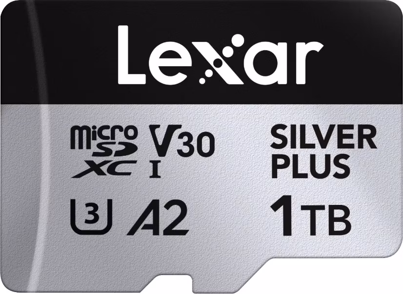 Lexar 1TGB H-P Silver Plus microSDHC s adp C10 A2