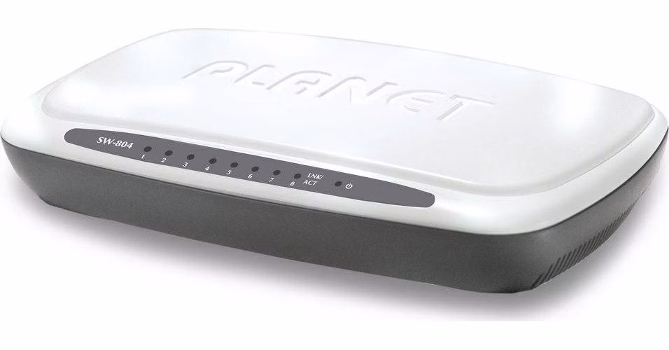 Planet SW-804 switch 8x 10/100Base-TX, plast, fanless
