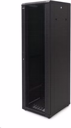OCRACK 19" OCC-42U-66S rozvaděč stojanový 42U/600x600 skleněné dveře - černý