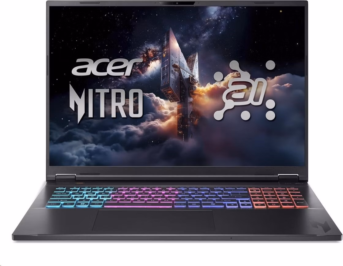 ACER NTB Nitro 18 AI (AN18-61-R3KG),AI 9 365,18" 2560x1600,32GB,1TB SSD,RTX 5060,W11 Home,Obsidian Black
