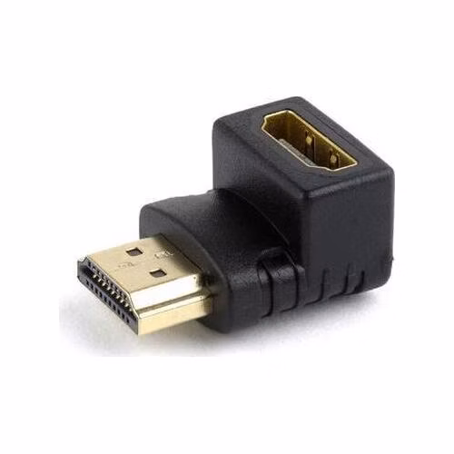 Gembird CABLEXPERT redukce HDMI 90°, M/F, černá