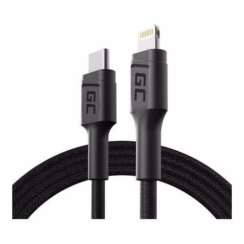 Green Cell Power Stream Kabel Lightning - USB-C 1m MFi s rychlým nabíjením pro Apple iPhone