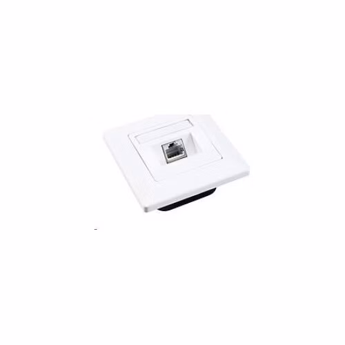 Solarix Eth.Zás. CAT6 STP 1 x RJ45 pod omítku bílá SX9-1-6-STP-WH