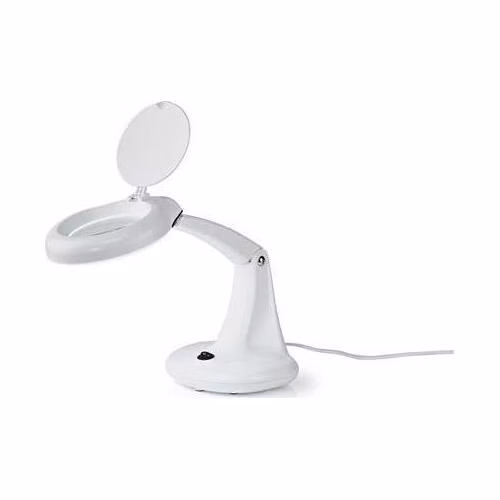 Nedis MAGL1WT - Stolní Lampa s Lupou | 6,5 W | 6500 K | Bílá barva