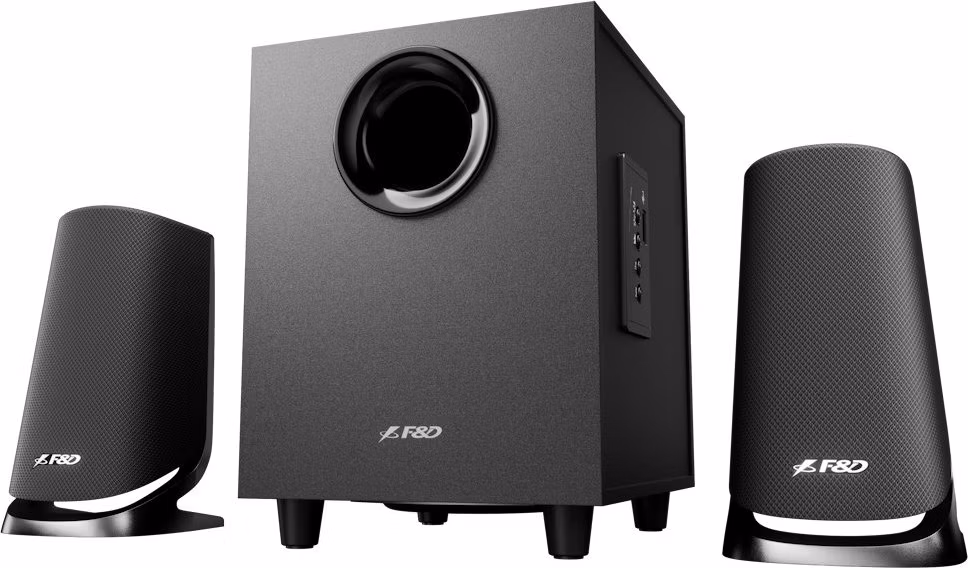 FENDA F&amp;D repro F205BT/ 2.1/ 31W/ černé/ BT5.4/ USB přehrávání