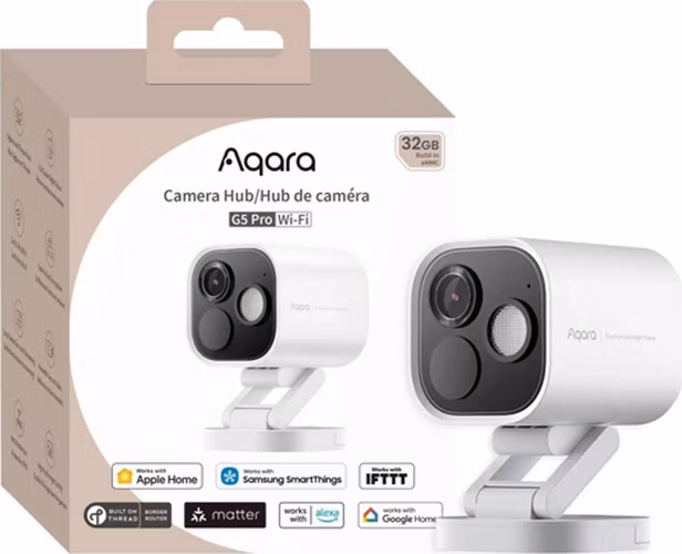 Aqara Smart Home Hub (Riadiaca jednotka) s Kamerou G5 Pro WiFi, biely