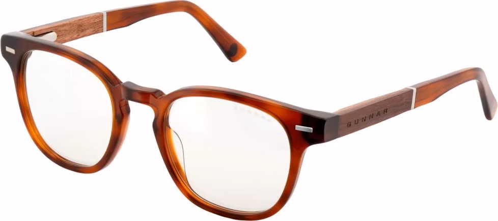 GUNNAR kancelářske/herní brýle  TIOGA MAROON/ROSEWOOD čirá skla-PRO MINERAL BLF 35 GUNNAR focus