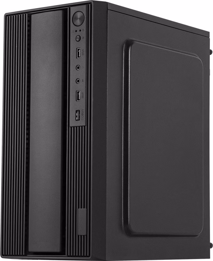 EUROCASE skříň MC MF-300B, Micro Tower, 2x USB 3.0, 2x audio, bez zdroje