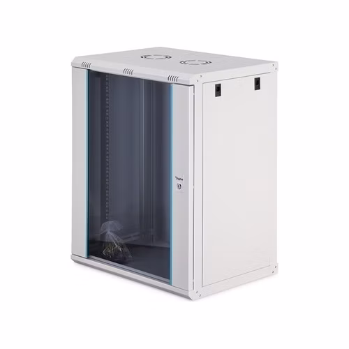 DIGITUS DN-37112 Nástěnná skříň 16U, Dynamic-N, 19", 600x450mm, nesmontovaná, šedá (RAL 7035)