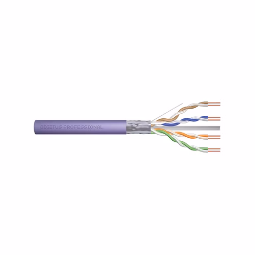 DIGITUS Professional Cat.6 F/UTP installation cable, 100 m, simplex, Eca