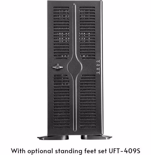 CHIEFTEC rack 4U 19" UNC-409S-B / ATX / PSF-400B / černý