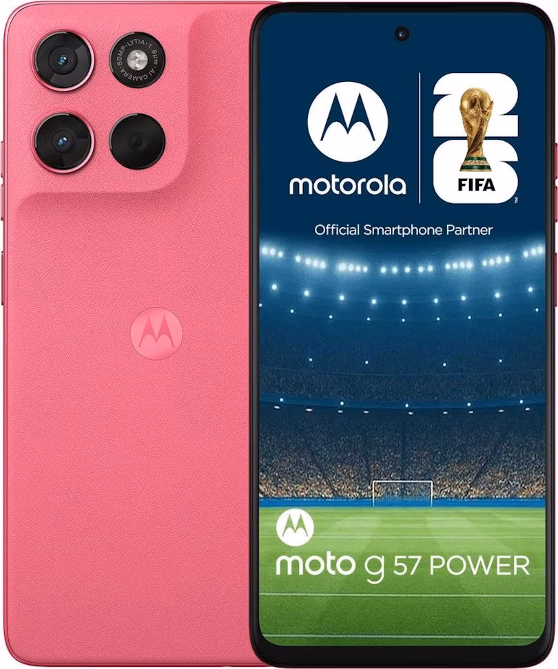 Motorola Moto G57 Power - Pantone Pink Lemonade   6,7" / single SIM + eSIM/ 12GB/ 256GB/ 5G/ Android 16