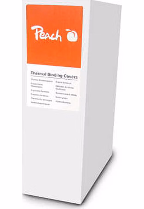 PEACH termální vazací obaly, A4, 4 mm (pro 40 listu), 200 g/m2, 20ks, bílé